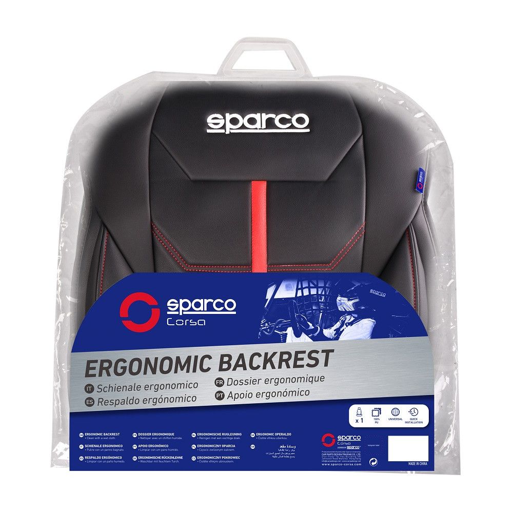 products/1155/crvena podmetac sedista sparco oprema.jpg - SPARCO SPORTSKI PODMETAČ ZA VOZAČKO SEDIŠTE 414 - BL - Xenon Svetla Beograd